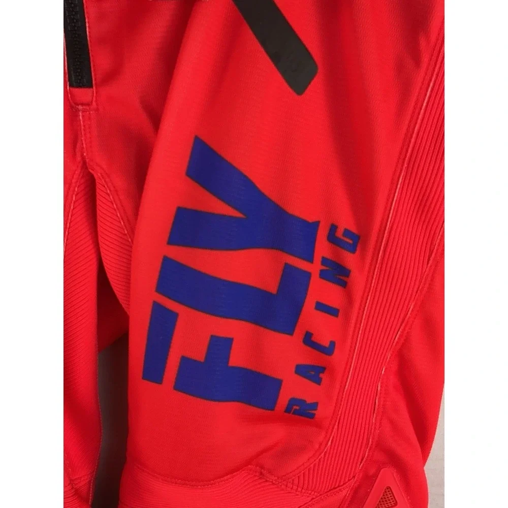 Fly Racing Kinetic Mesh Motocross Pants Men's 32 Red Blue MX Off-Road NWT